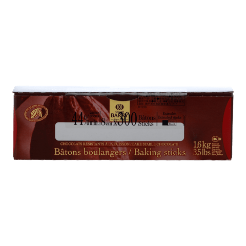 Batons Boulanger Chocolate Amargo Cacao Barry - 1,6kg