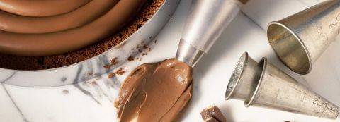 Крем из темного шоколада