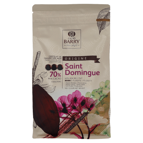 DARK COUVERTURE - SAINT-DOMINGUE 70% - PISTOLS - 1KG BAG