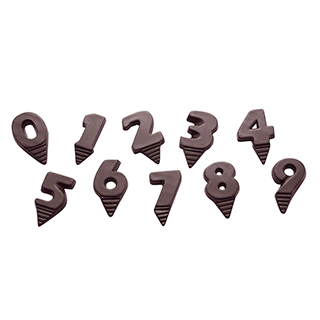 Mould - Numbers 0 to 9 - Polycarbonate