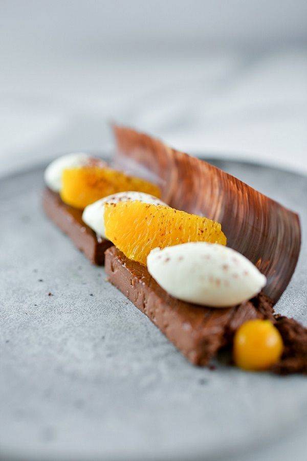 Orange & Chocolate Cheese cake