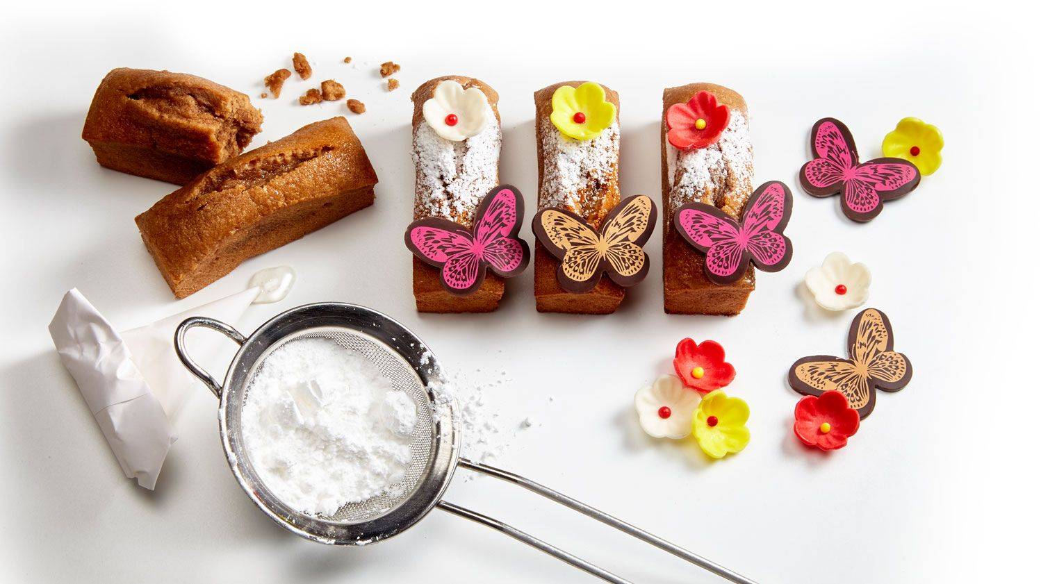 Mini cakes mariposa