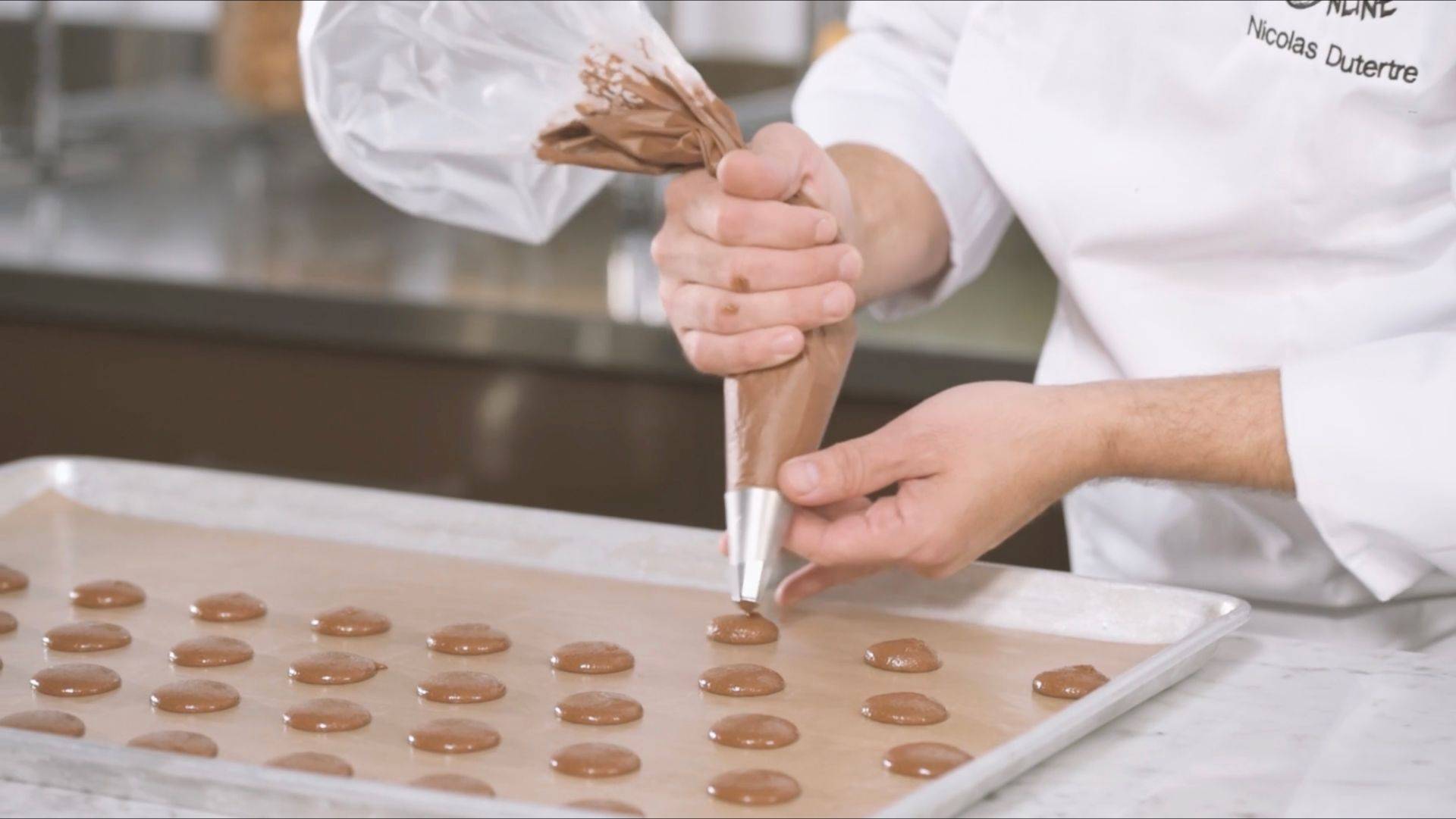 Chocolate Macarons