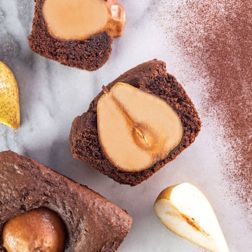 Pound Cake Kumabo com Peras