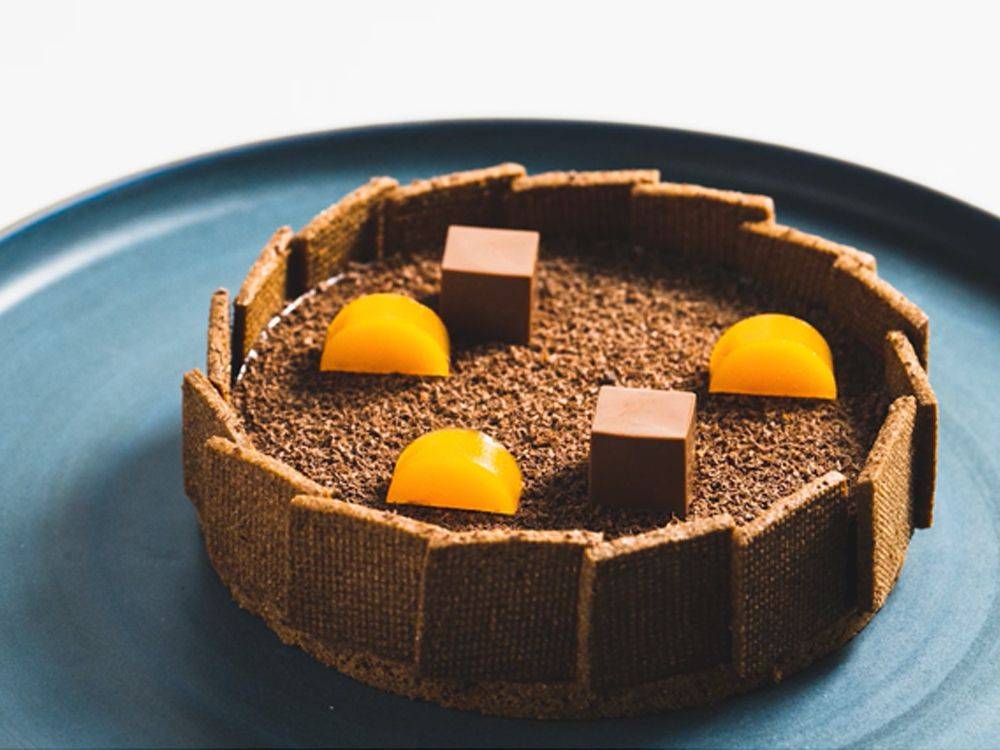 Dark Chocolate Truffle Cake