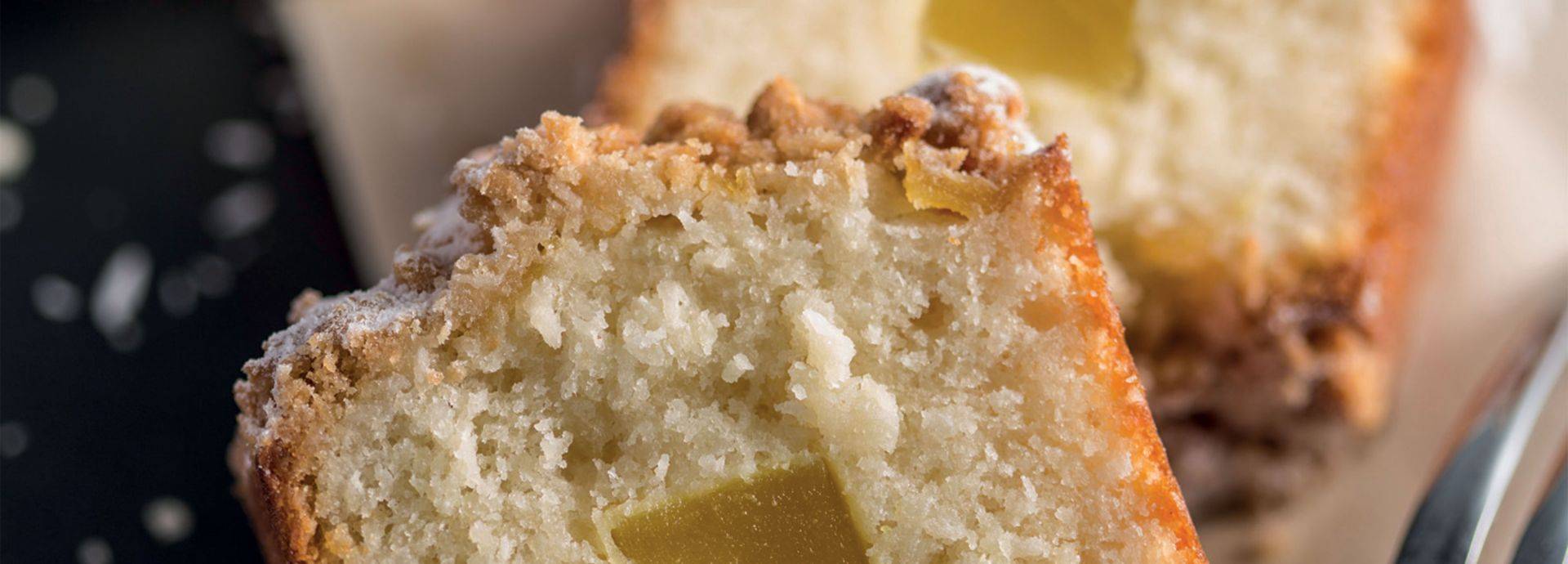 Roasted pineapple coffee cake