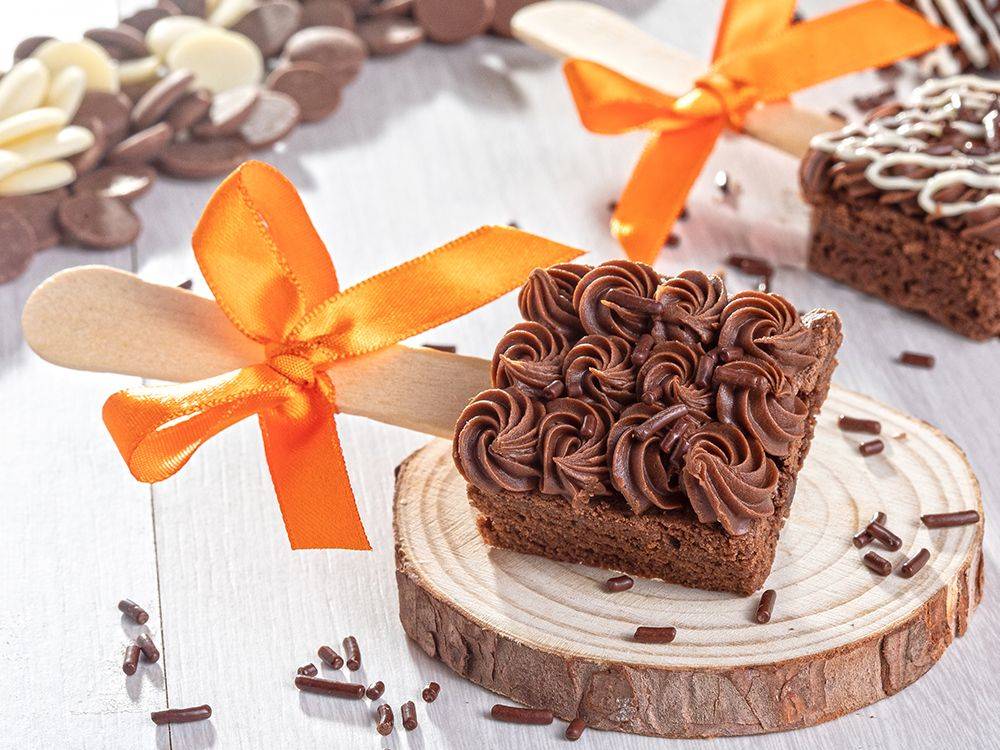 Brownie no Palito