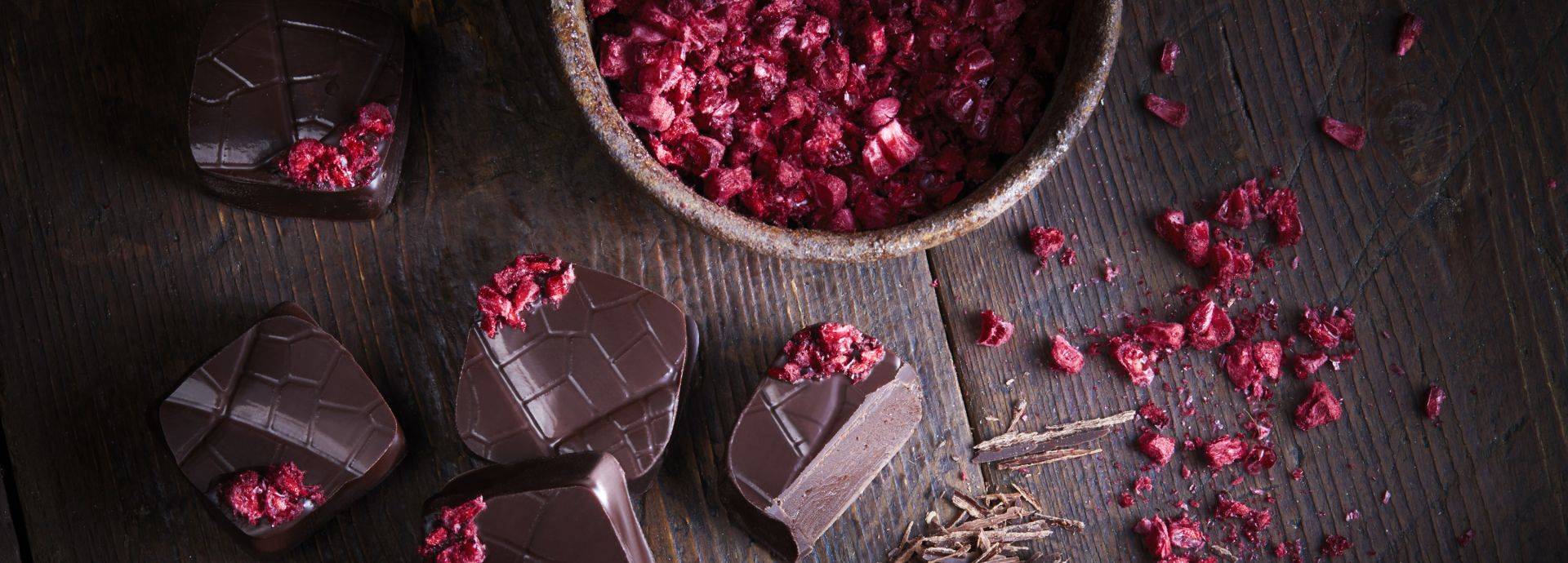 Lychee ganache