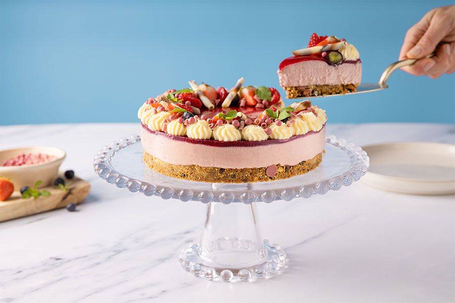 Blushing Cheesecake