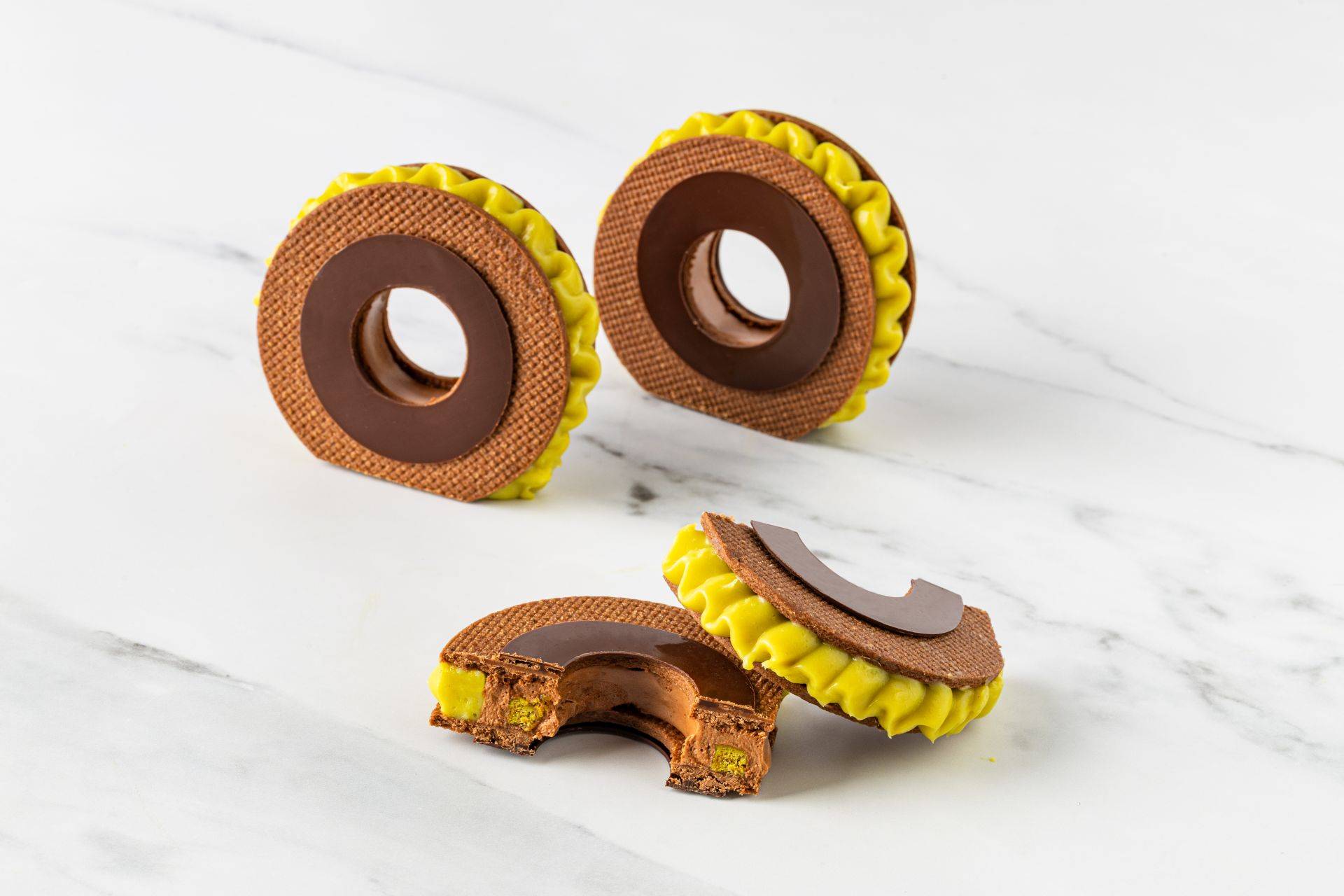 Chocolate and Pistachio Sable