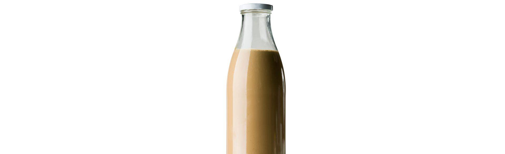 Cobertura de leche con té Earl Grey