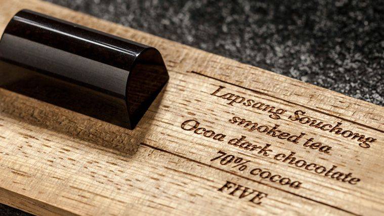 Chocolat au thé Lapsang Souchong