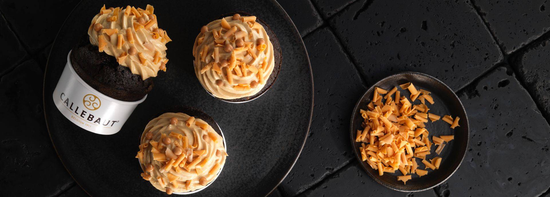 Gold Karamell Cupcake