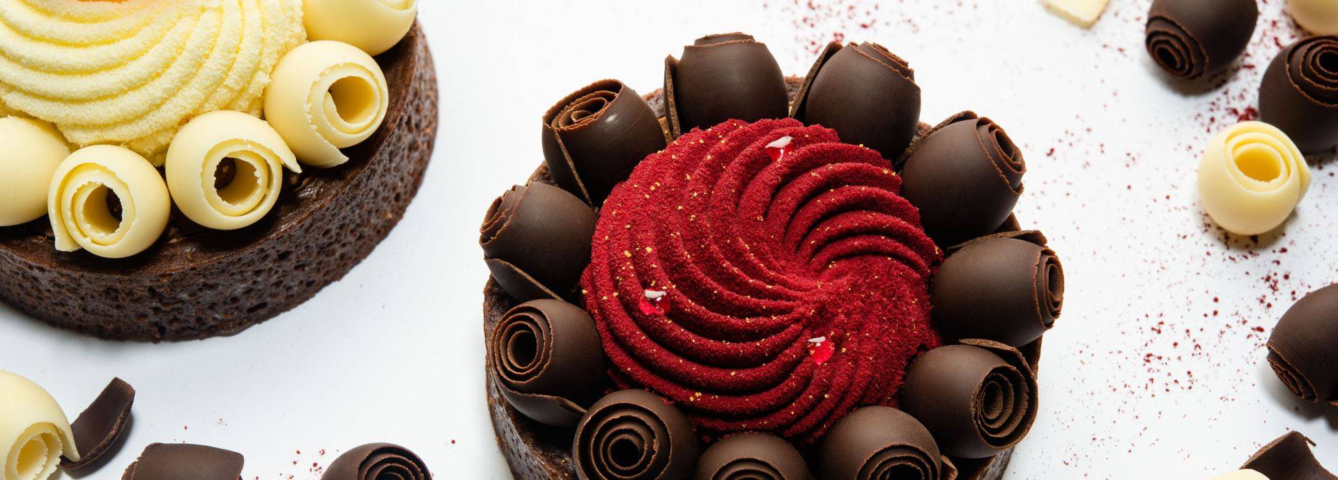 Chocolate raspberry tartlet