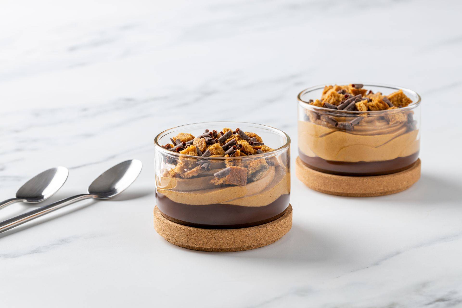 Vegan Praline Mousse Dessert