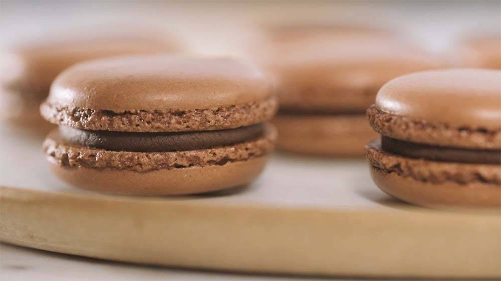 Macaron au Chocolat Noir