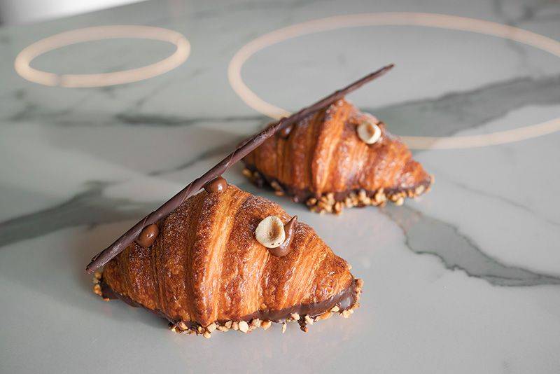 Croissant with filling
