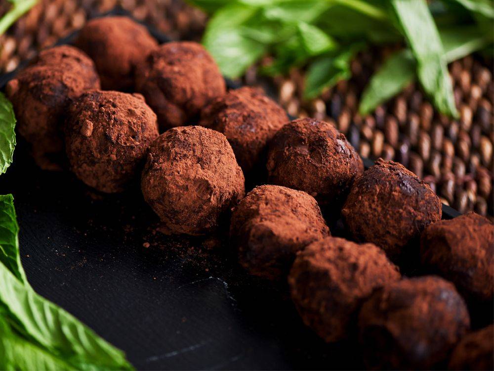 Trufas de Manjericão