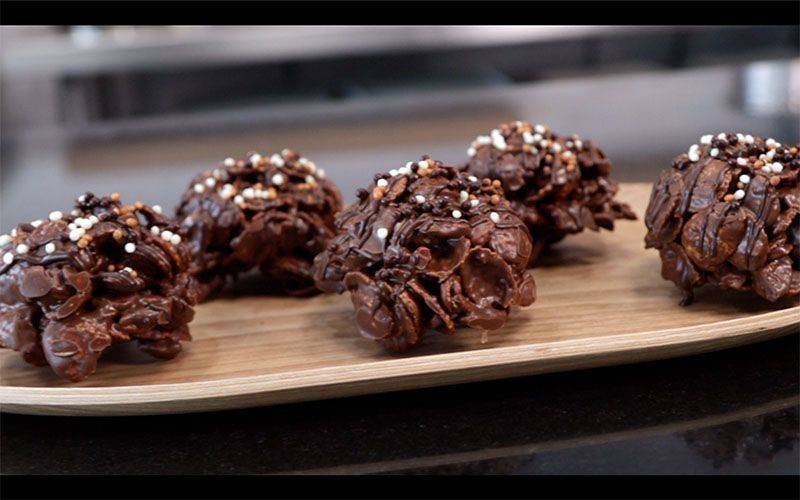 Enjambres de chocolate