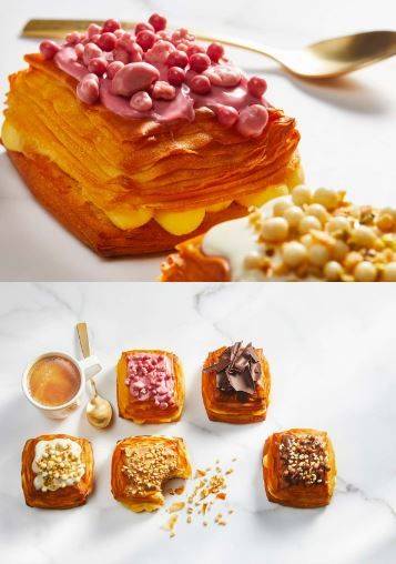 Filled Viennoiserie In The 5 Colours Of Chocolate