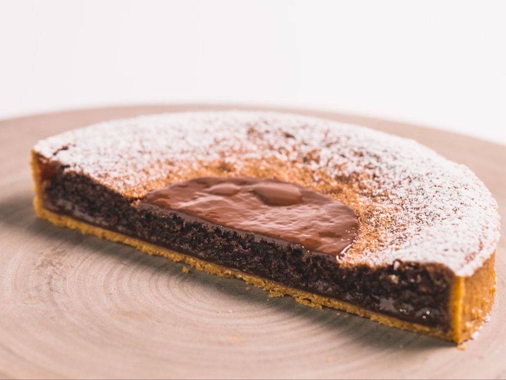 Chocolate and Caramel Tart