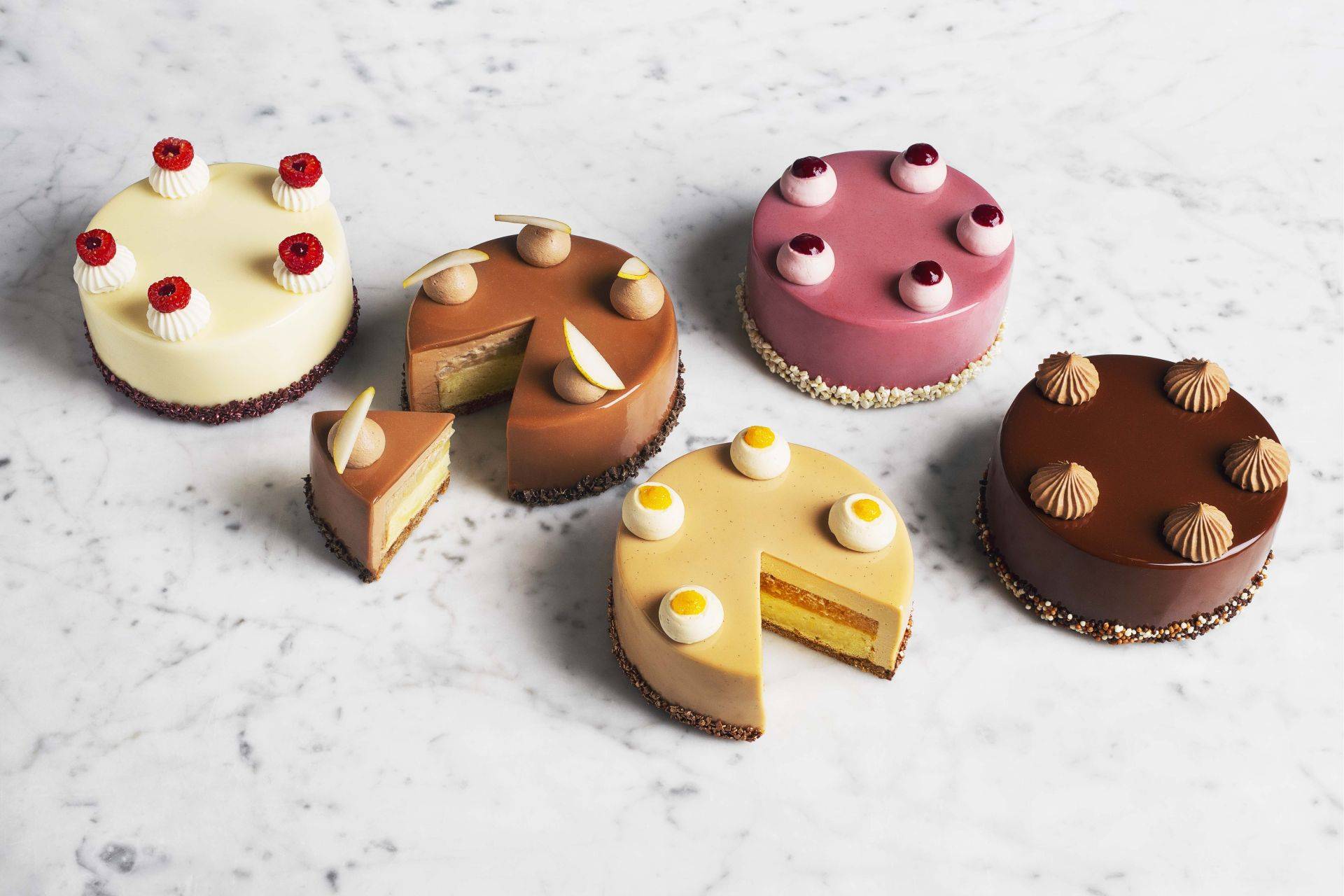 Tartas - 5 colores por Nicolas Dutertre