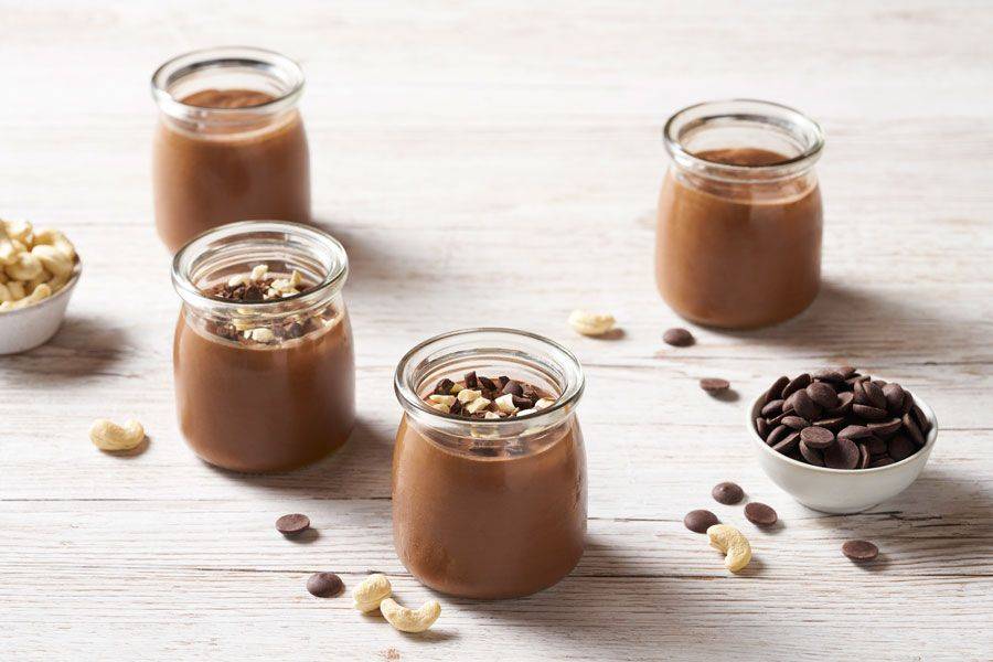 Cashew Chocolate Pots