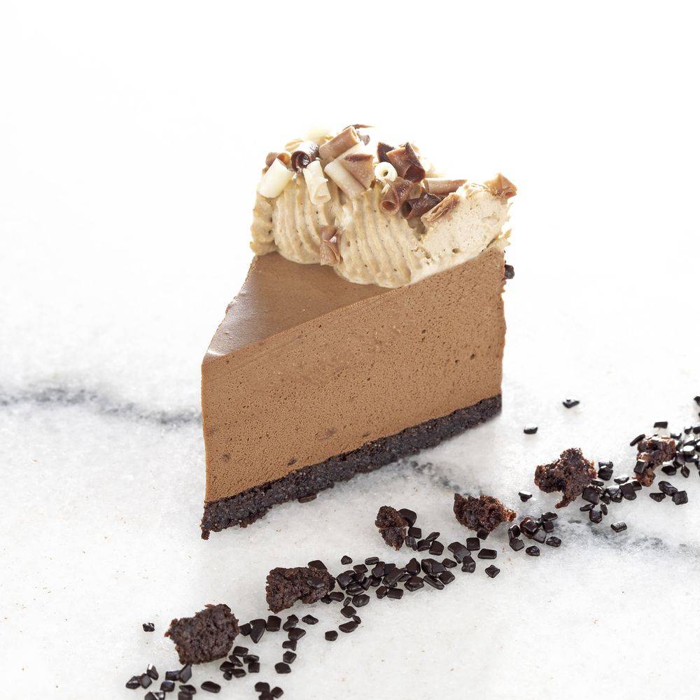 Cheesecake Fria de Chocolate com Café