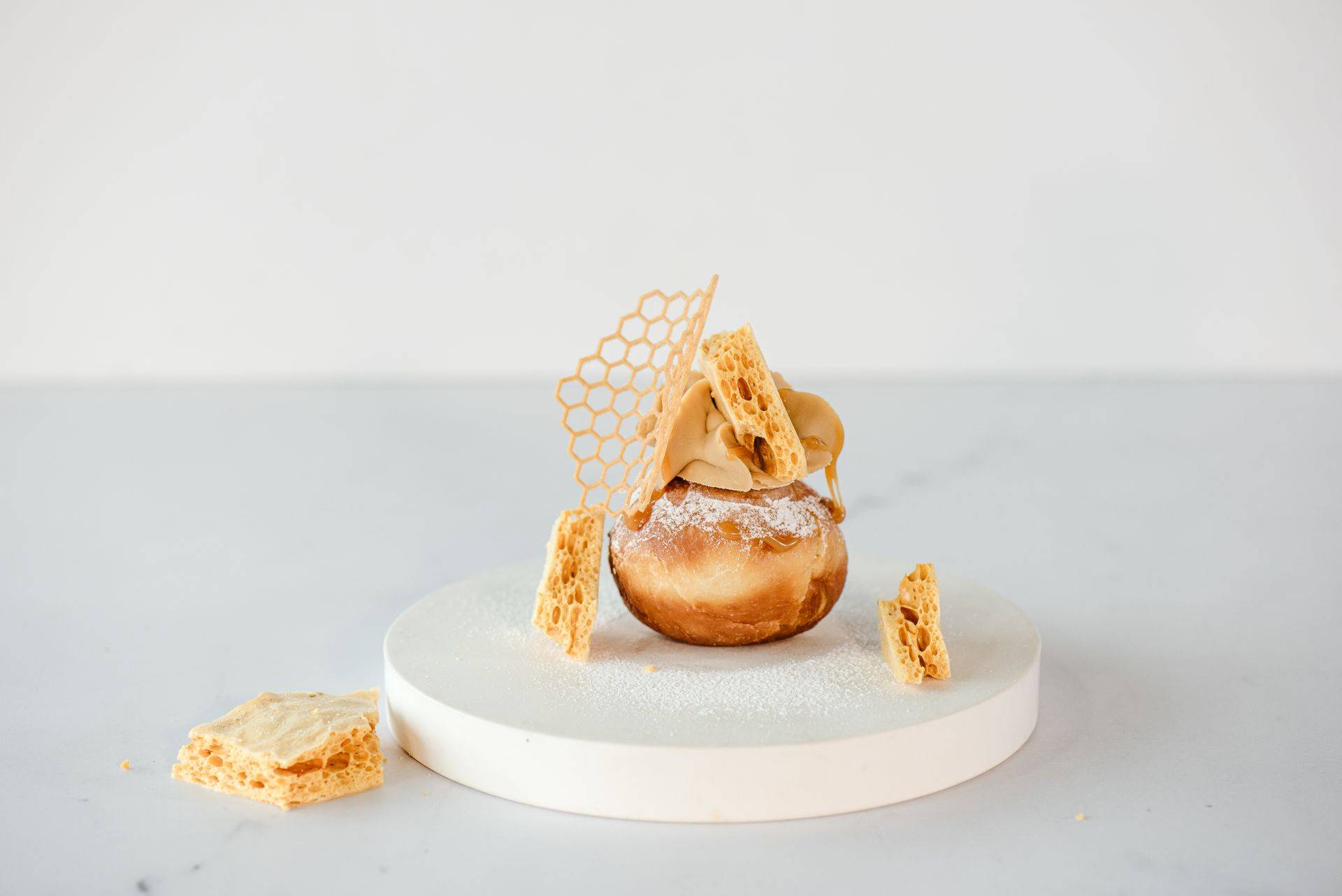 Gold Caramel Doughnut