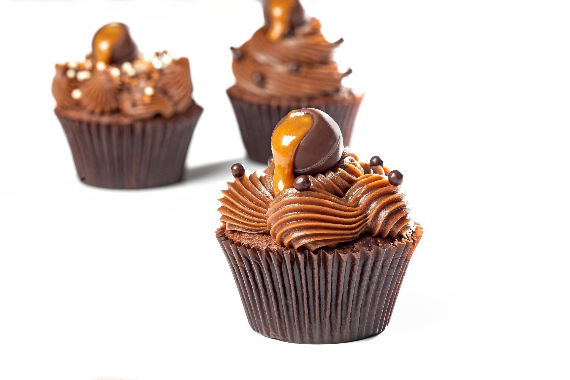 Cupcake de Chocolate e Avelã