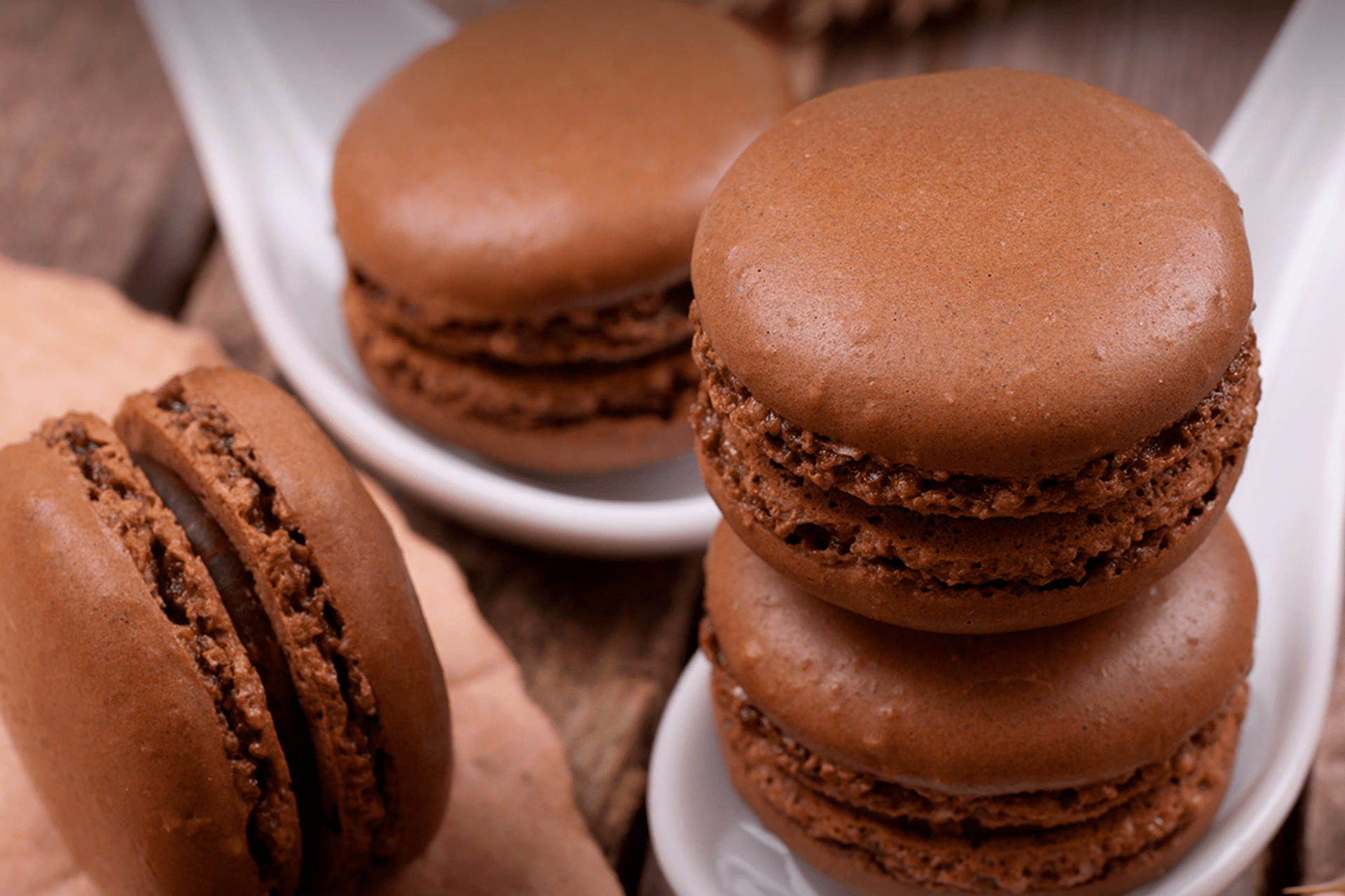 Macarrones de Chocolate