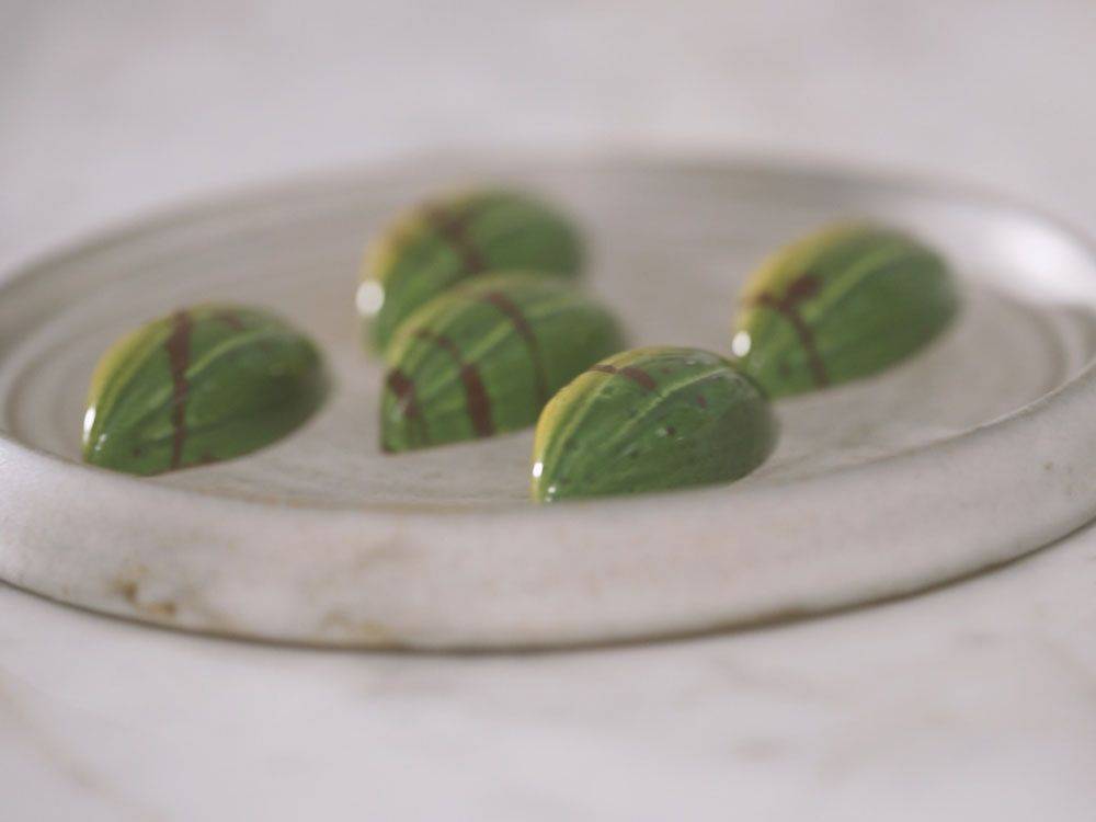 Banana Ganache Molded Bonbons
