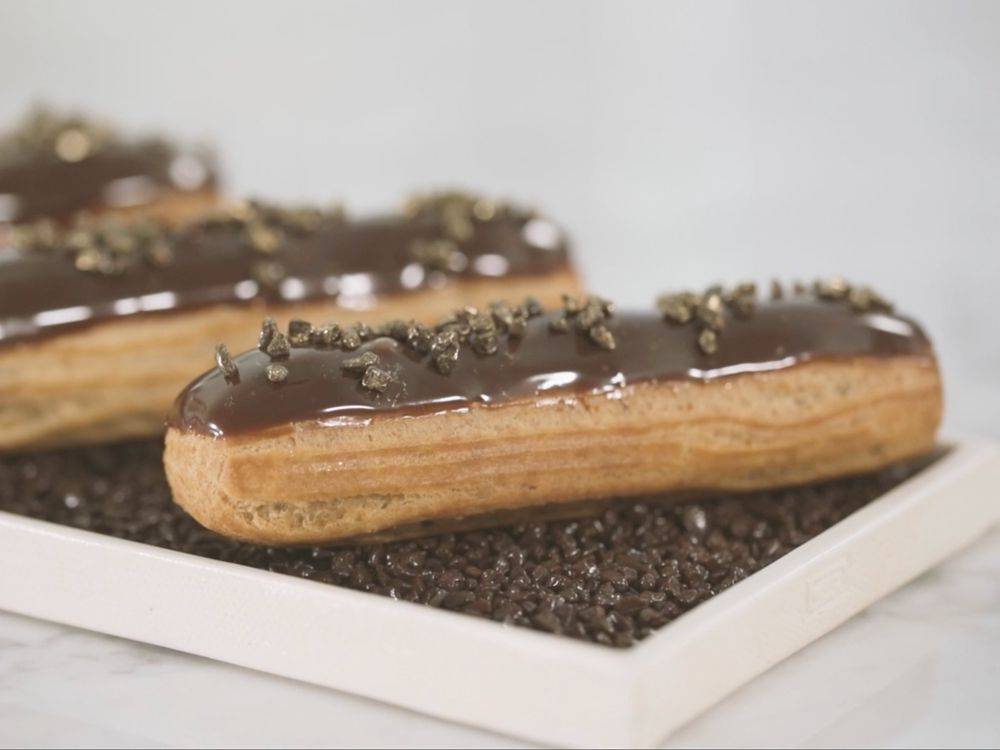Dark Chocolate Eclairs