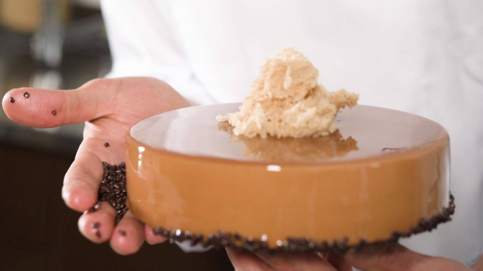 Hazelnut Crunch Entremet