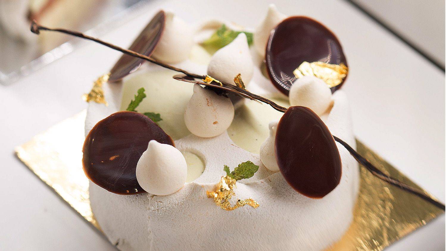Lingote de helado de avocado y chocolate