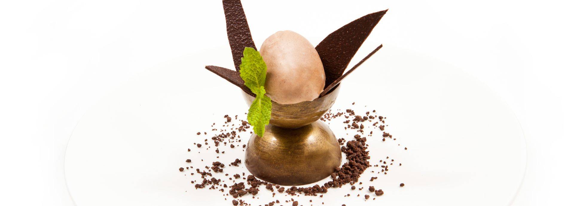 Chocolate and mint ice cream