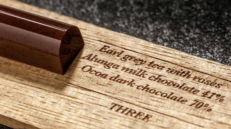 Chocolat au thé Earl Grey et à la rose