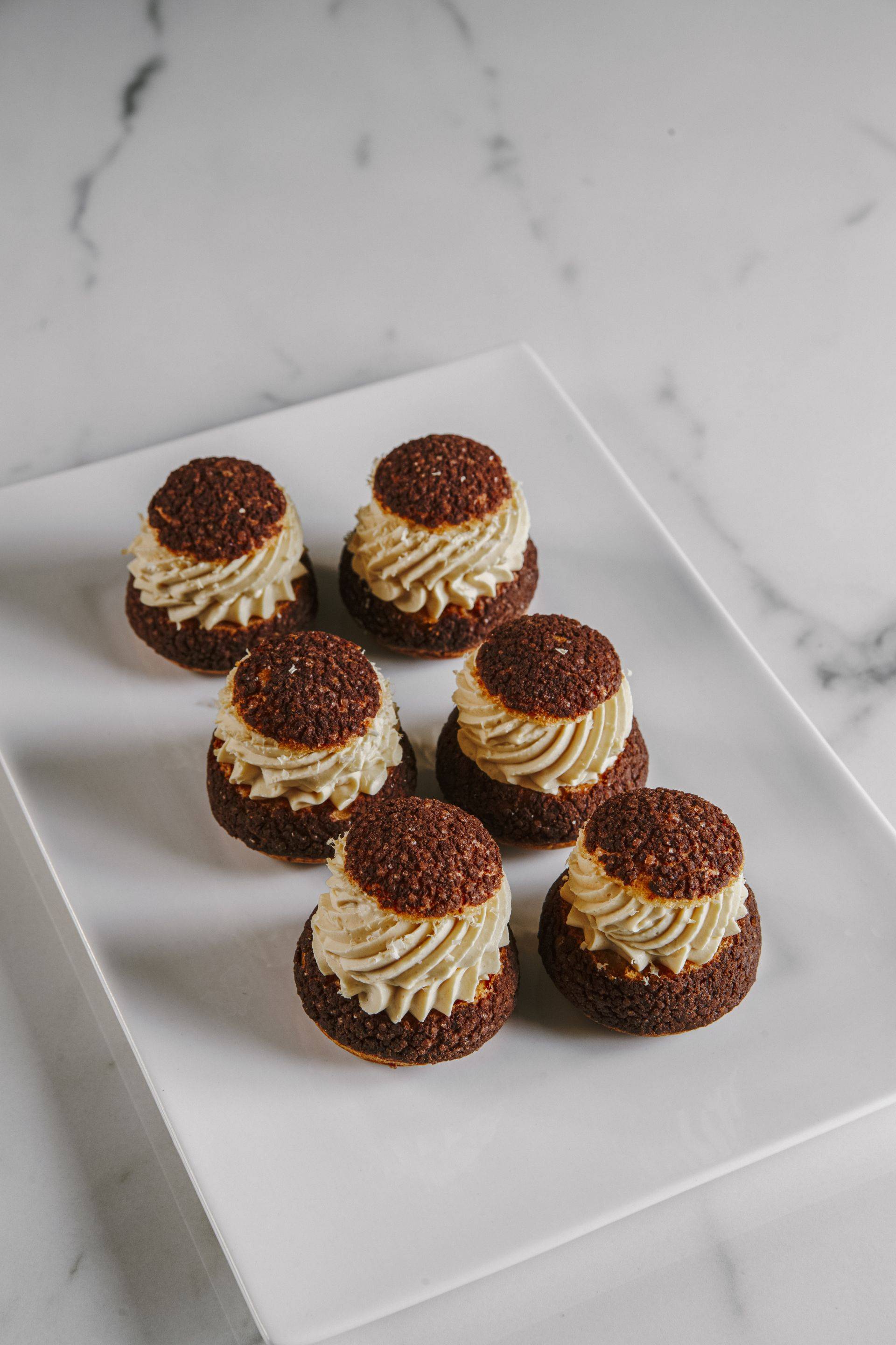 Gold Chocolate & Caramel Choux