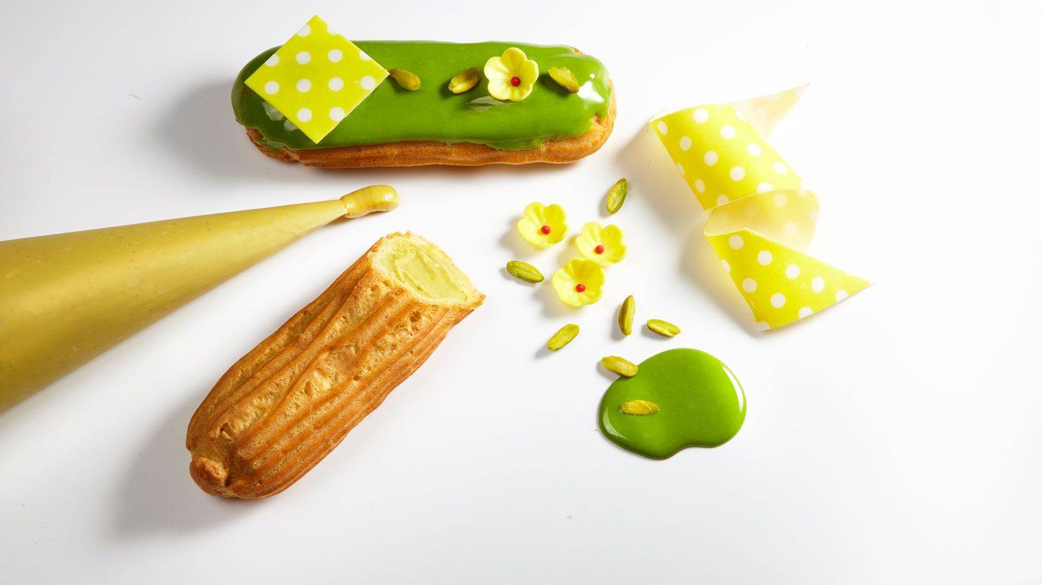 Pistachio Eclair