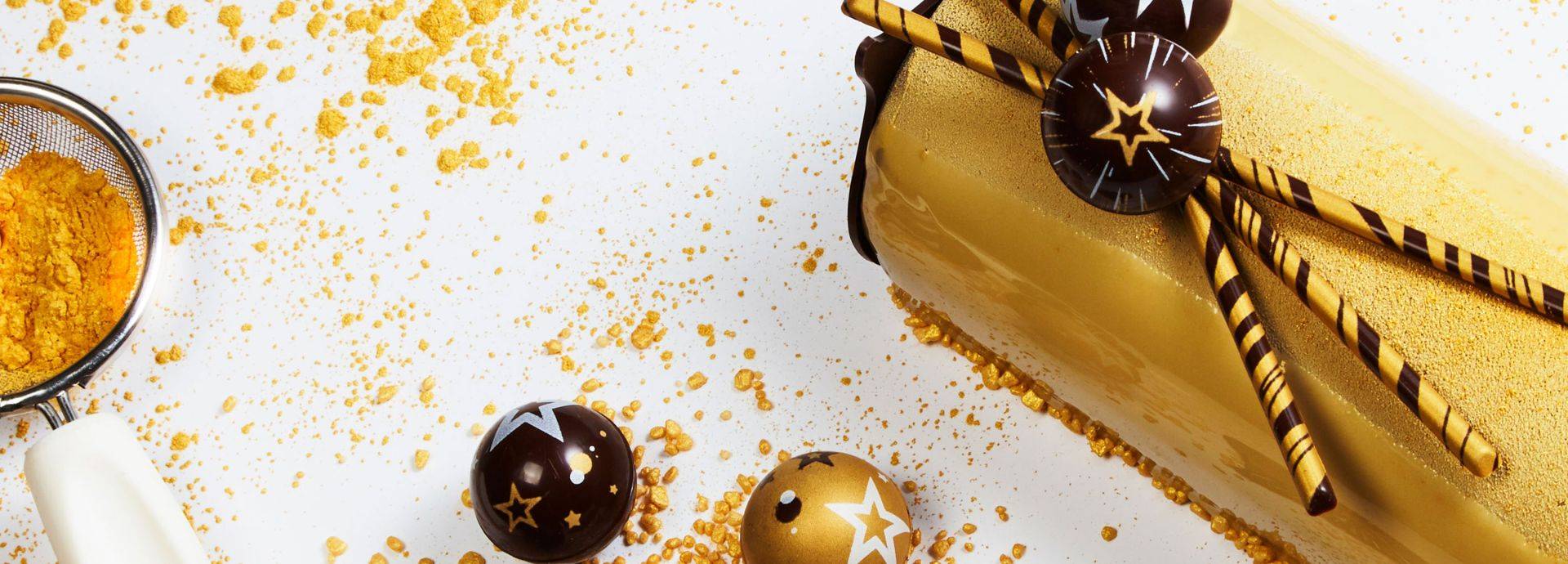 Black and gold