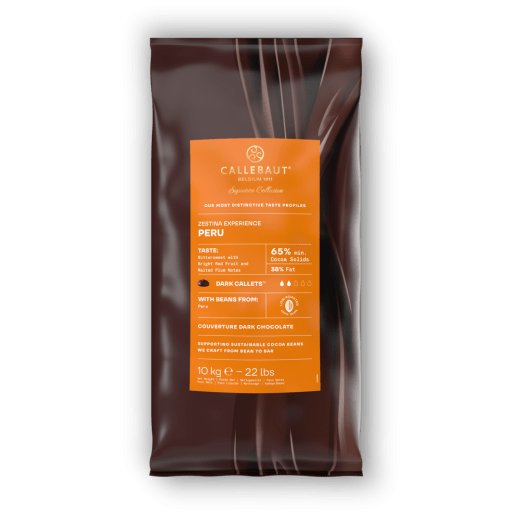 Callebaut Signature Collection - Dark Origin Chocolate - Zestina Peru - 10kg - Callets