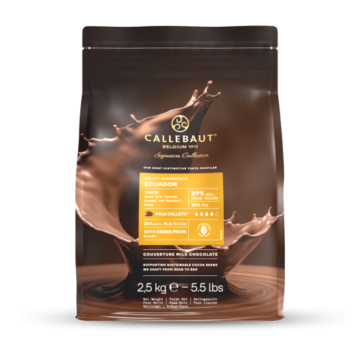 Callebaut Signature Collection - Milk Origin Chocolate - Velvet Ecuador - 2.5kg - Callets