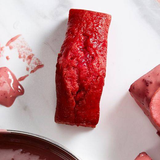 Soft glaze for baked cakes and viennoiserie with ruby rb1