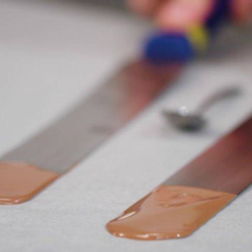 Wat gebeurt er als de chocolade ondergekristalliseerd is?