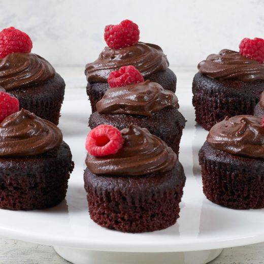 Vegan Cupcakes with Vegan Chocolate Buttercream