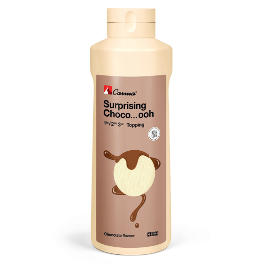 TOPPINGS & SAUCES – TOPPING SURPRISING CHOCO...OOH – 1KG BOTTLE