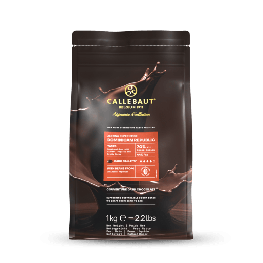 Callebaut Signature Collection - Dark Origin Chocolate - Zestina Dominican Republic - 1kg - Callets