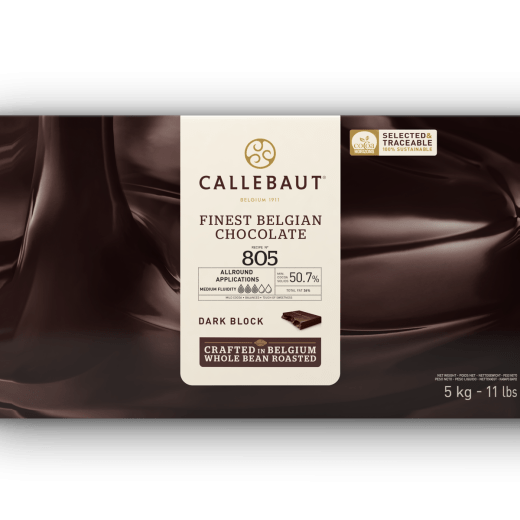 Chocolate Amargo 805 Callebaut 50,7% - Barra - 5kg