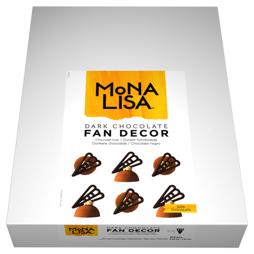 Dark Chocolate Fan Decor