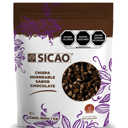Sucedáneo - Sabor Chocolate semiamargo - Chispas horneables - 1 kg